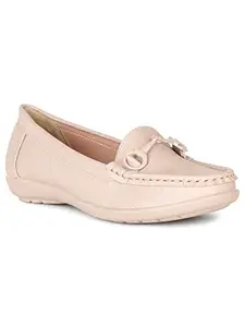 Bata Women's YAJ Ballet Flat (5515357_Pink_4 UK)