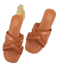 Elegant Slip-On Slippers for Women with Gorgeous Comfortable Feel for the size of - 7 UK