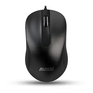 Mente Wired Mouse for Laptop and Desktop Computer PC 3X Faster Response Time Simple Plug and Play Compatible with PC and MAC