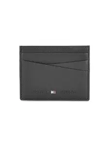 Tommy Hilfiger Jack Mens Leather Card Holder Black (8903496164510)