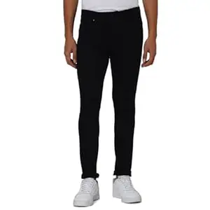 MUFTI Men's Navy Skinny Fit Stretch Jeans