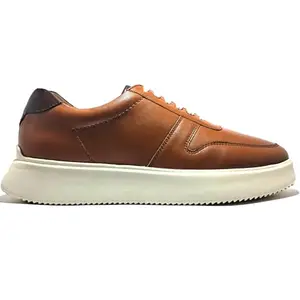 KAAMCHOR ZAGO Casual Leather wear Shoes for Men (8) TAN