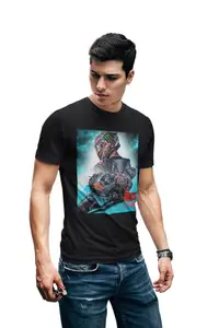 streetsoul moto apparels Fabio quartararo Graphic Printed Biker Tshirt MotoGP el Diablo 20 (Large) Black