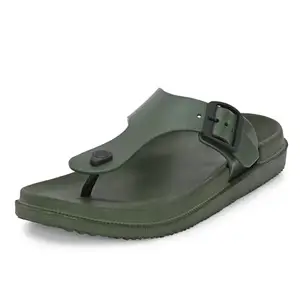 Centrino Olive Flip-flops For Men 7306-8