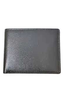 Handcrafted Men's Leather Wallet with 6 Card Slots, Secure Coin Pocket with Button Lock, Dark Brown Color, 2 Hidden Compartments for ID Card Storage, and 2 Currency Sections for Organized Storage