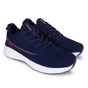 Lancer Mens BOSS-2NBL-RED Navy Running Shoe, 8