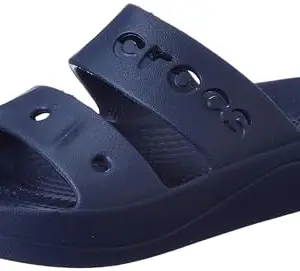 Crocs Baya Platform Sandal Navy