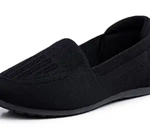 ATHCO Womens Angel Memory Foam Comfort Running Shoes|Ballerina|Slip-On |Slip Resistant|Lightweight|Dailyuse|ExtraSoft