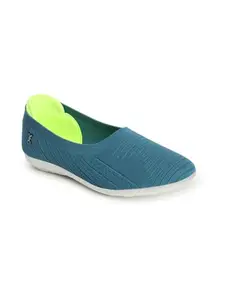 Carlton London Sports Women's Slip-On Ballerinas Colour-Blue, Size-UK 5