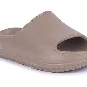 Action Women Beige Stylish Lightweight Slippers | Occasional Slide | Walking Slide | Comfortable and Flexible | Fashion Slipper | Outdoor Slide | Under 500 (ONTL0014BGBG06) | Size-6