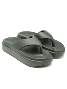 BERSACHE Soft Classic Casual with Regular wear with Ultra Soft & Technology Slipper for Women's Green