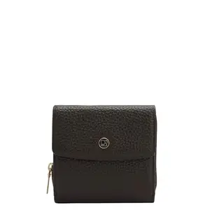 Da Milano Mini Leather Wallet for Women - Brown
