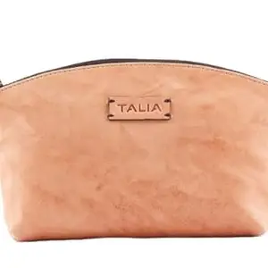 Talia - A Multi Utility Top Zippered Genuine Leather Pouch. This Pouch Cambines Fashion with Functionality.