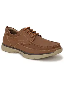 Bata Mens Snitch Derby Brown Casual Shoes