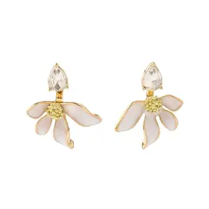 SALTY Anti Tarnish Anther Gold Stud Earrings Set for Women | Stylish Fashion Jewellery | Accessories for Girls | Minimal Jewelry | Ideal for Gifting