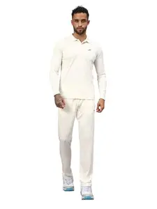 Vector X OCS-291 Team Wear Whites Cricket Set Full Tee and Pant (Adults)