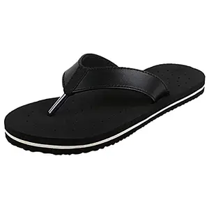 1 WALK Comfortable Slide Flip Flop Fashion Slippers for Ladies/Women's #Black,4 UK / 37EUROMP-EVA3031A-37