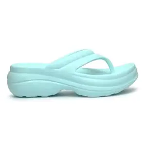 YOHO Women Platform Slippers SLR 103 | Comfortable Triple Dense Foam Soft Flip-Flops with Heel Support | Anti-Skid Lightweight Footwear for Indoor & Outdoor Use