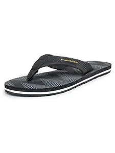 ABROS Men's AWFG3057 Slipper_Black_7UK