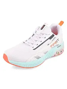 Campus Mens First WHT/SIL/B.ORG Running Shoe - 7 UK (11G-787)