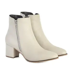 YOHO Slays Model 005 Boots for women | lycra lining on synthetic suede with | tassel zipper |elegant look | Stylish Casual Shoes|Comfortable Fit | Beige - UK 5