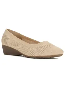 Bata Womens Ballerina Kayli Pump In Beige