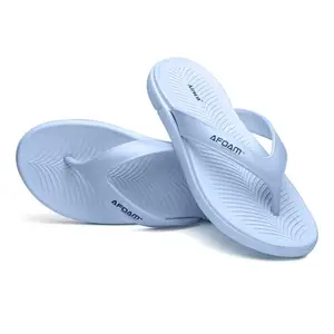 AIRSON Al-6 Flip Flop Slipper For Women | Orthopedic, Diabetic, Pregnancy | Soft And Comfortable |Slides, Flip-Flops, Slippers, Chappals | Non-Slip | For Ladies And Girls, Ice Blue