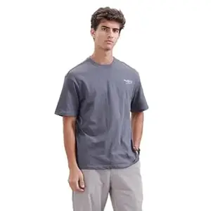 WROGN Men's 220 GSM Pure Cotton T-Shirt | Back Print | Oversized Fit