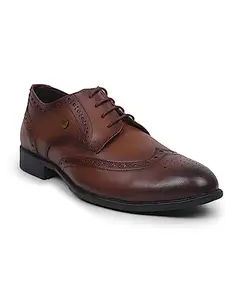 Liberty Mens Belgium01E Tan Formal Shoes - 41