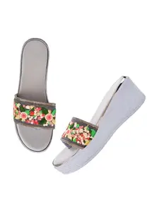 Selfiee Fashionable Stylish Ethnic Sandal Wedges Sandal Heel Sandal For Womens And Girls