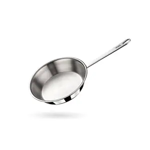 Stahl Artisan Triply Stainless Steel Mikro Frypan, Mini Frying Pan, 1 Omelette Pan, Induction & Gas Stove Compatible, 240 ml, 12 cm price in India.