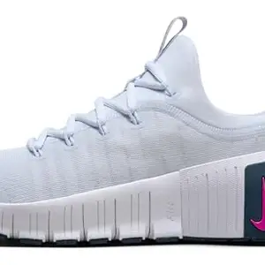 NIKE W Free Metcon 6-Football Grey/HOT Fuchsia-Armory NAVY-7UK