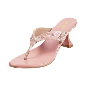 Mochi Womens Synthetic Pink Slip Ons (Size (7 UK (40 EU))