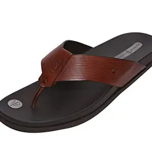 Michael Angelo Men's ESTOM 1004 Cognac Leather Sandal -6UK