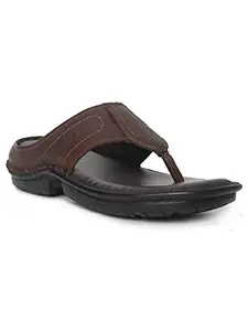 Buckaroo NEW MORRIS Genuine Leather Brown Casual Open Sandal For Mens: Size UK 6