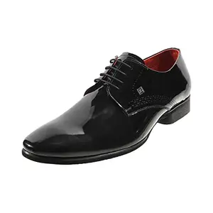 Mochi Mens Leather Black Lace-up Shoes (Size (11 UK (45 EU))