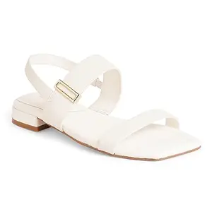 Aldo Nuwin Women's White Flat Sandals