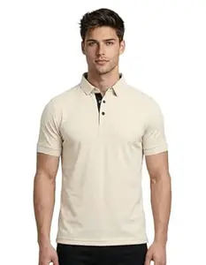AWG ALL WEATHER GEAR Collar Tshirts | Half Sleeves Plain-Regular Fit | Dryfit Solid Polo T-Shirt | Sports wear Casual Tees | Moisture Wicking Activewear | Lightweight Quick Dry Gym & Running Polo
