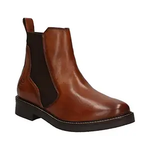 BAGATT Zina Cognac Leather Womens Chelsea Boots - UK 7