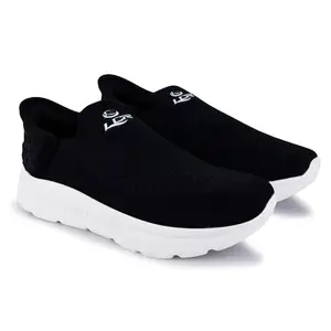 Lancer Mens TOUCHFREE-1BLK Black Running Shoe, 7