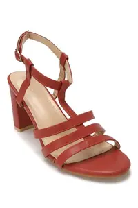 Allen Solly Women Maroon Casual Heels