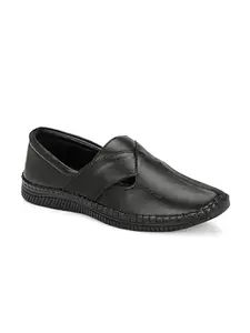 Men's Black Casual and Formal Shoes | Stylish Design | Comfortable & Durable Footwear (GEN-506-BLK-10)