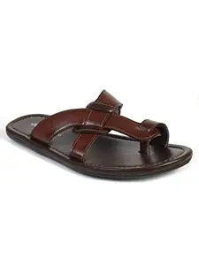 AJANTA Men Brown Flat Sandal CG1047