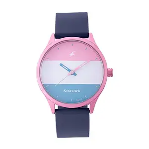 Fastrack Topicals Quartz Analog Multicoloured Dial Silicone Strap Unisex Watch-68031AP03