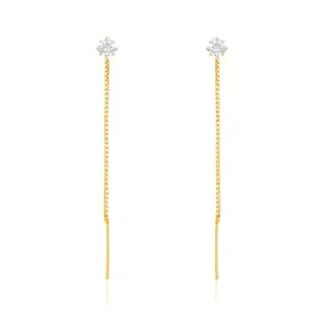 Luv Fashion Traditional Gold And Premium Micron Wedding Collection Plated Earrings For Women And Girls ERG2195