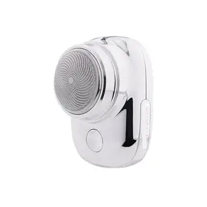 Mini Electric Razor for Men, Portable USB Rechargeable Shaver, Wet and Dry, Travel-Friendly, 66mm x 46mm