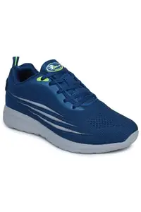 ABROS Mens ASGO2076 FRONX-26 Sports Shoes Teal/P.Green 7 UK