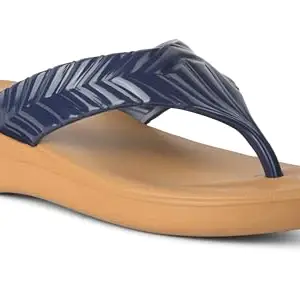 Action Women Wood Navy Blue Slipper AN000055WDNB08