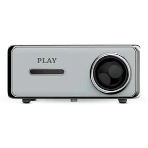 Play MK2 PRO Smart Full HD 1920x1080 Pixels 3D Projector, 600 ANSI Lumens, Android 9 Projector with Auto Focus & Keystone WiFi 6.0 BT 5.2 for Home Entertainment & Office Presentations