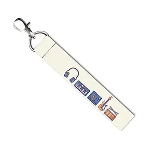 ISEE 360® Musical Instruments Lanyard Tag with Swivel Lobster for Gift Luggage Bags Backpack Laptop Bags L X H 5 X 0.8 INCH